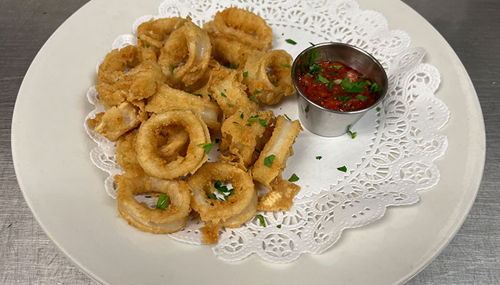 Giovann's Italian Ristorante is serving calamari a great way to start your next meal in hudson, wi